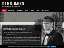 Tablet Screenshot of dj-raiko.de